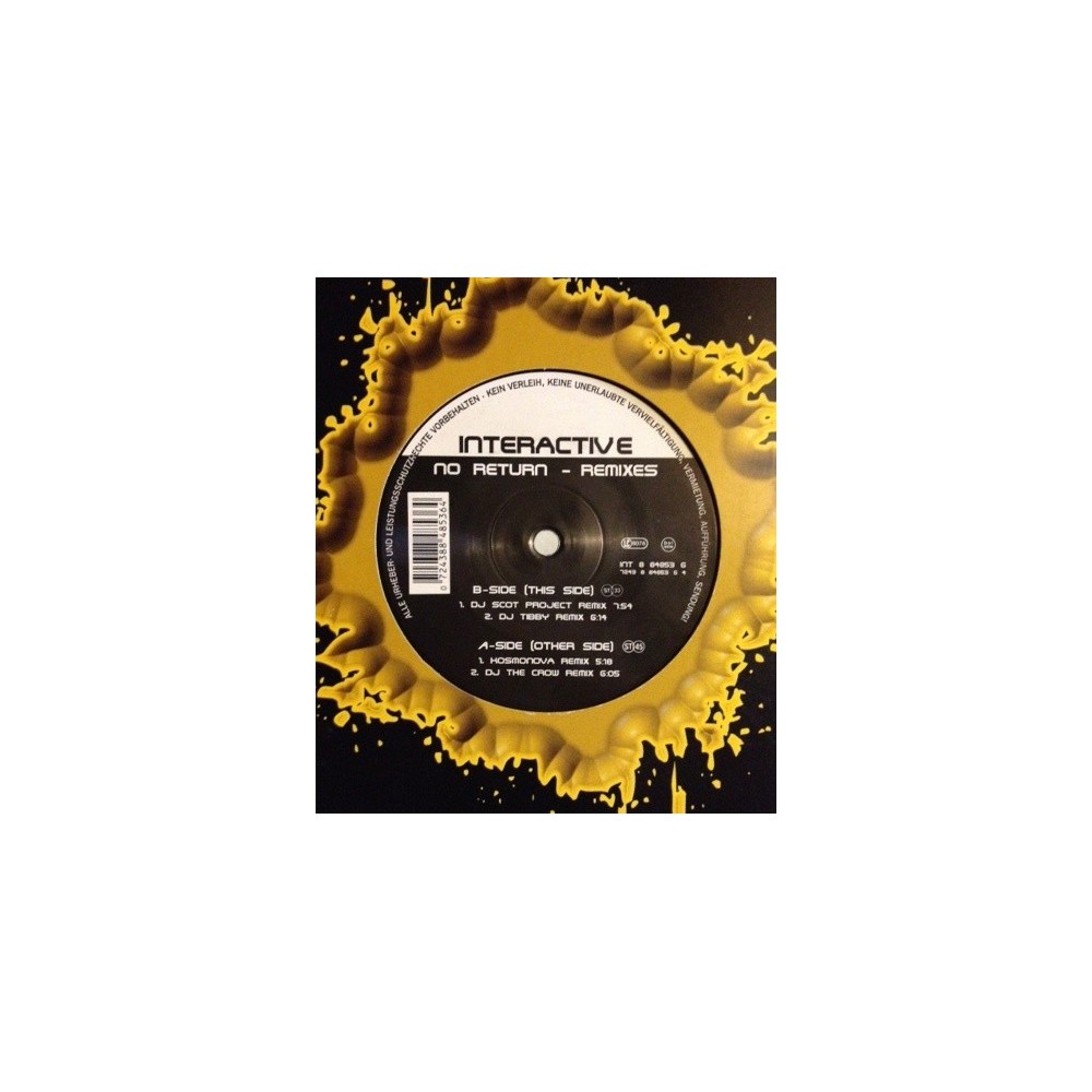 Interactive – No Return (Remixes) (MUY BUSCADO¡¡)
