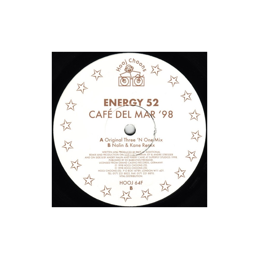 Energy 52 - Café Del Mar(ORIGINAL IMPORT¡¡)