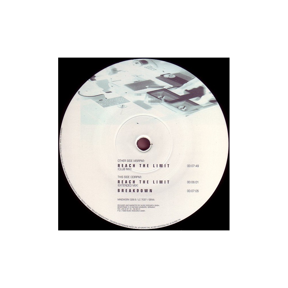 DJ Spacecase ‎– Reach The Limit 