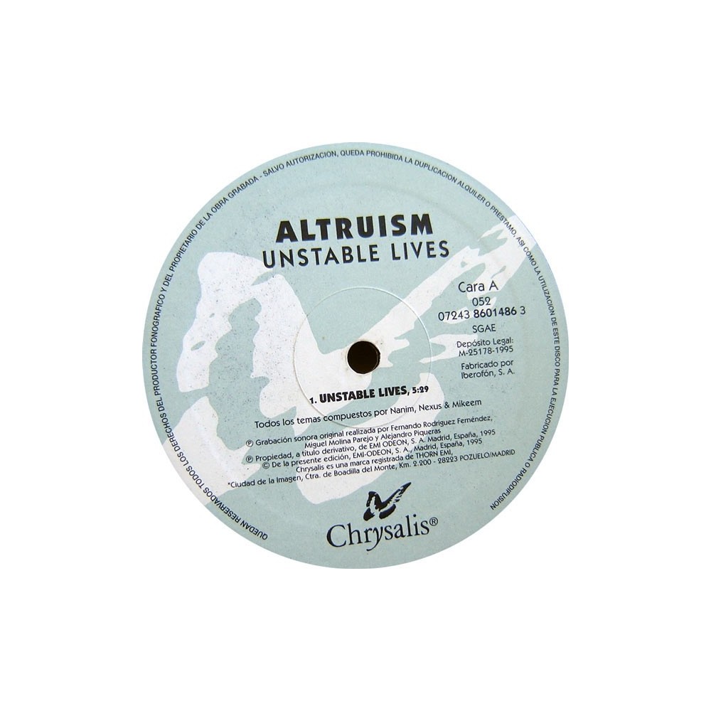 Altruism ‎– Unstable Lives