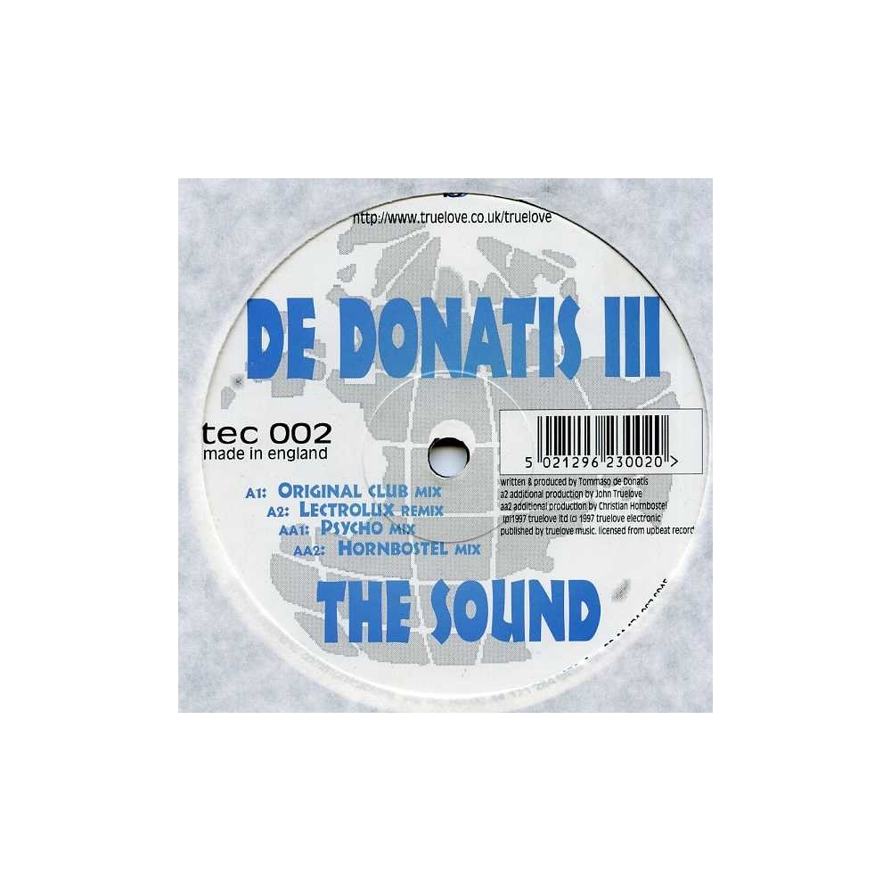 De Donatis III ‎– The Sound