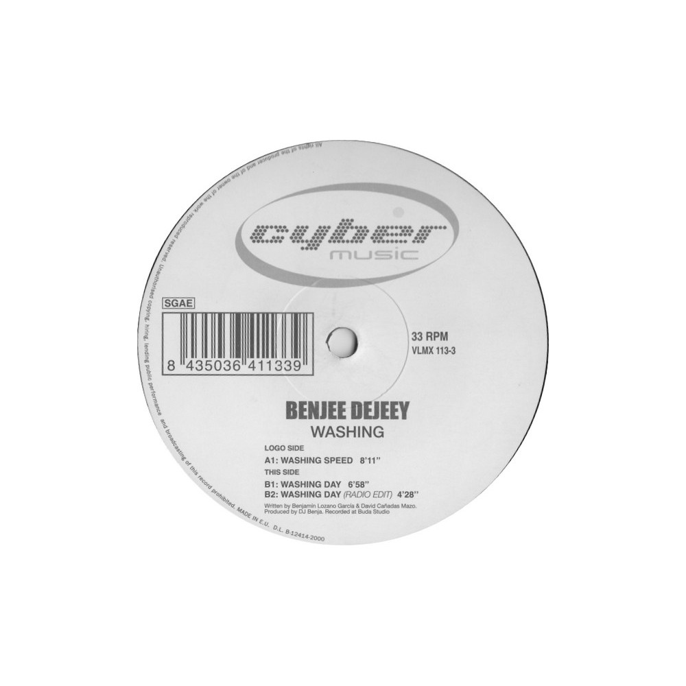 Benjee Dejeey ‎– Washing