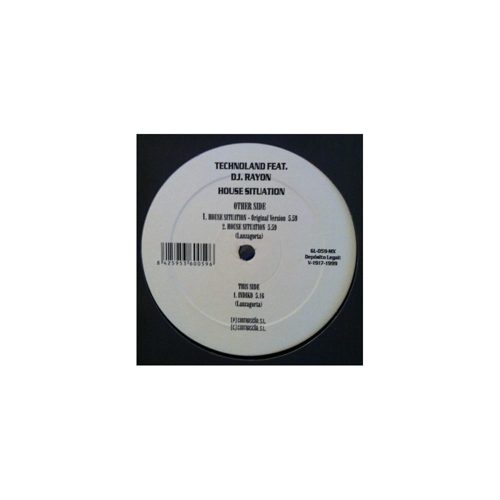 Technoland feat. DJ. Rayon – House Situation (BOMBAZO COLISEUM,AÑO 99¡¡ BUSCADISIMO¡¡)