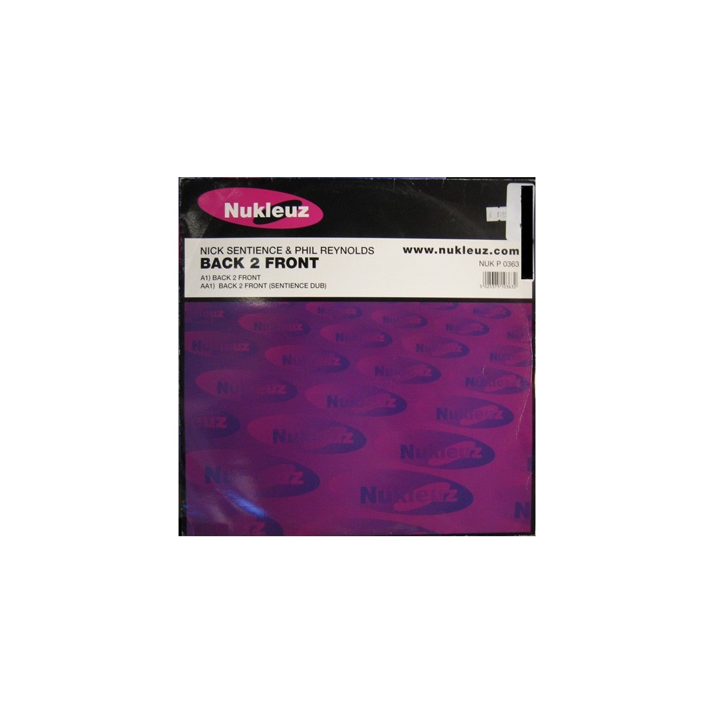 Nick Sentience & Phil Reynolds ‎– Back 2 Front 