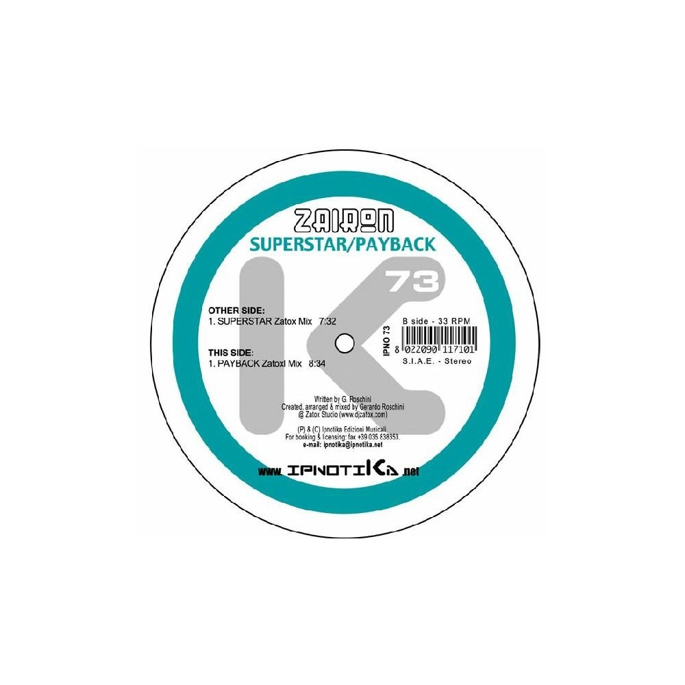 Zairon - Superstar / Payback