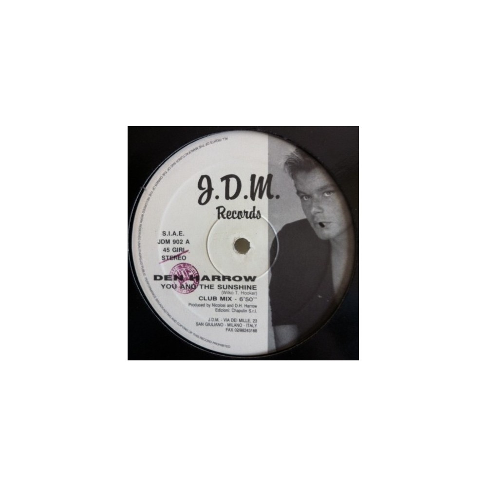 Den Harrow ‎– You And The Sunshine
