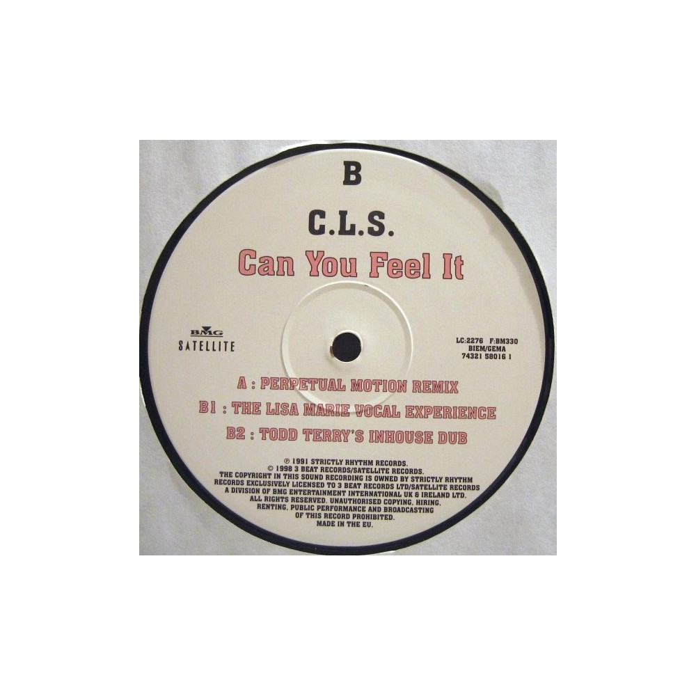 CLS ‎– Can You Feel It 