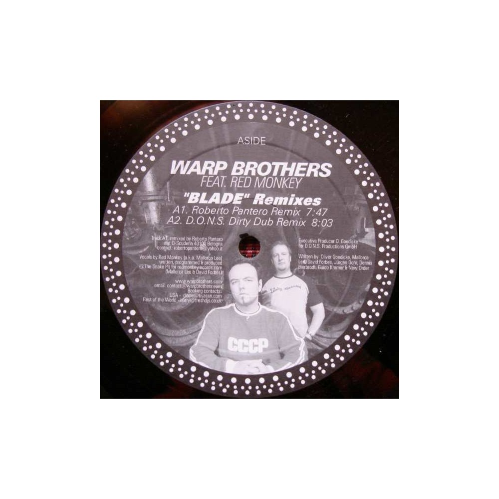 Warp Brothers ‎– Blade (Remixes) 