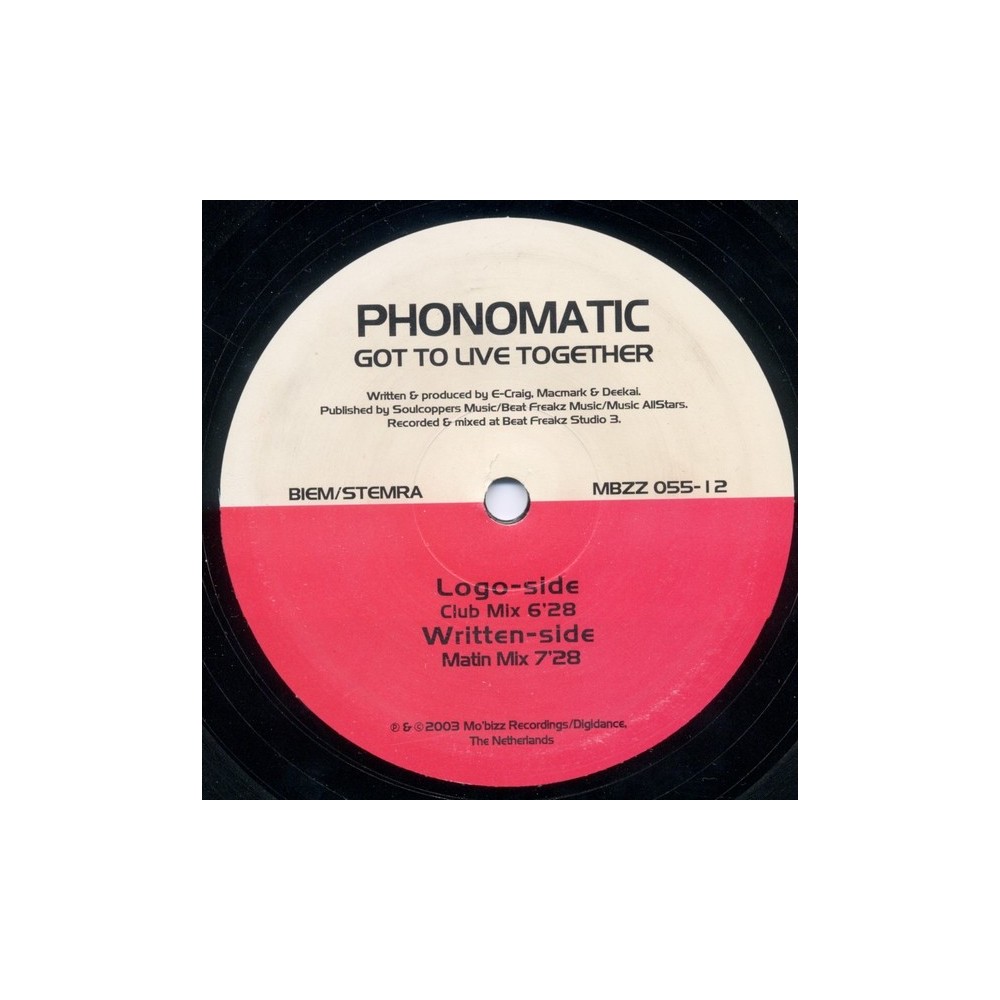 Phonomatic ‎– Got To Live Together 