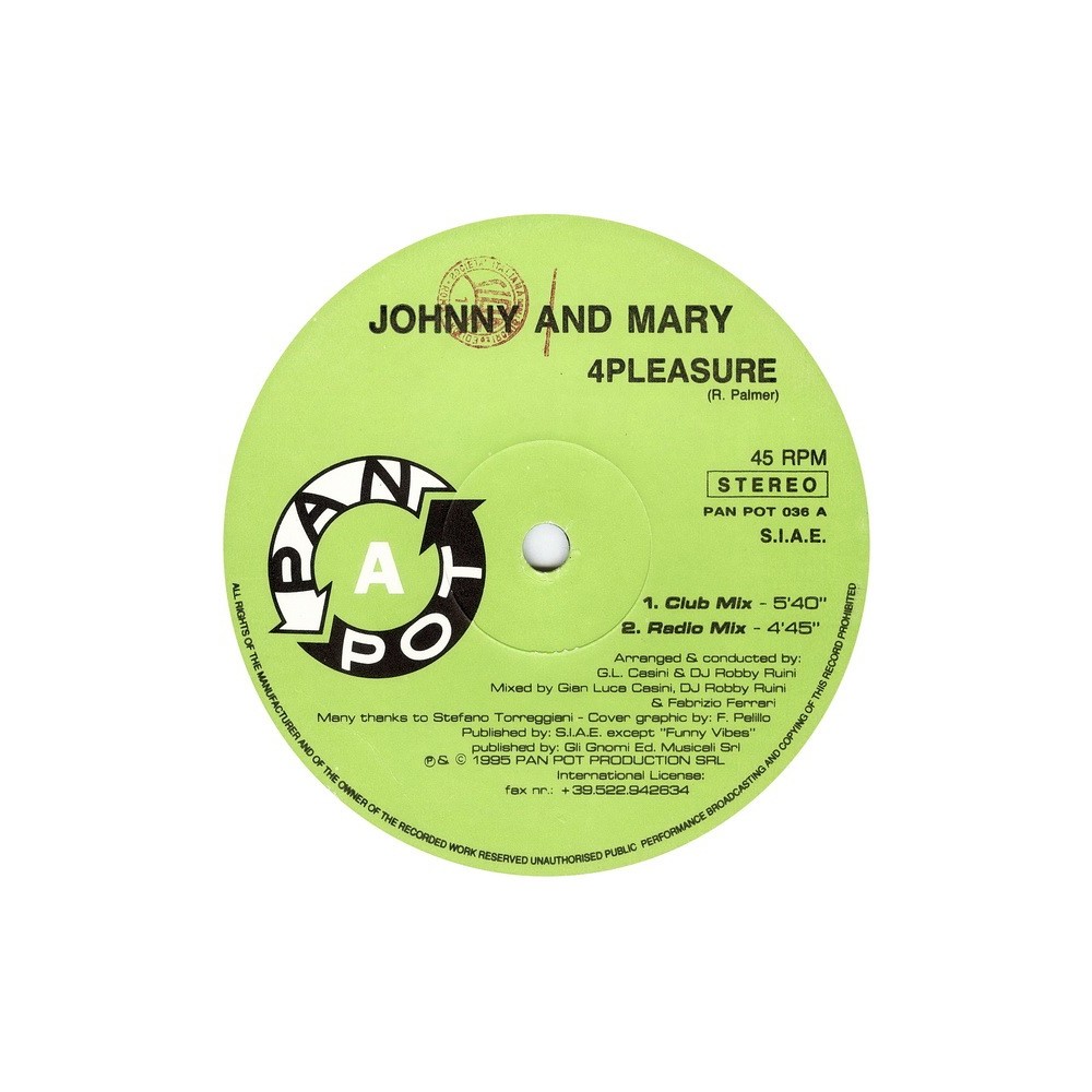 4Pleasure - Johnny And Mary