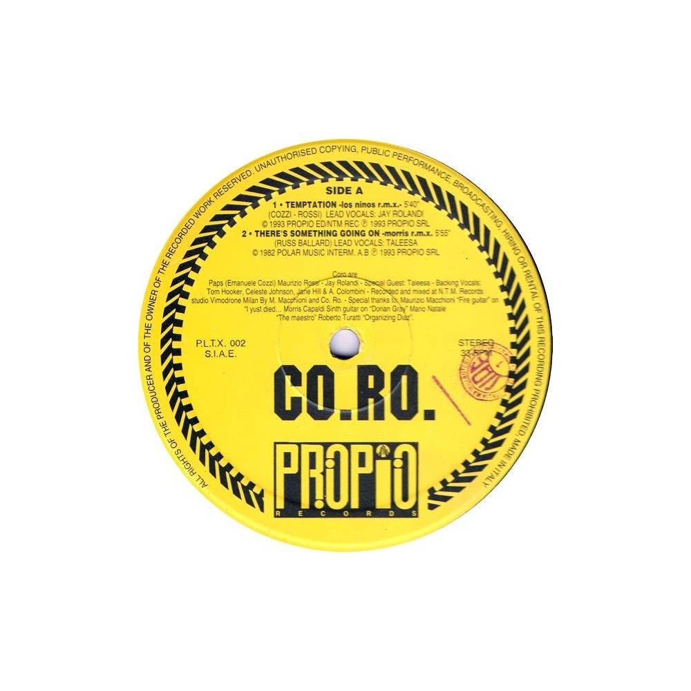 CORO ‎– Temptation