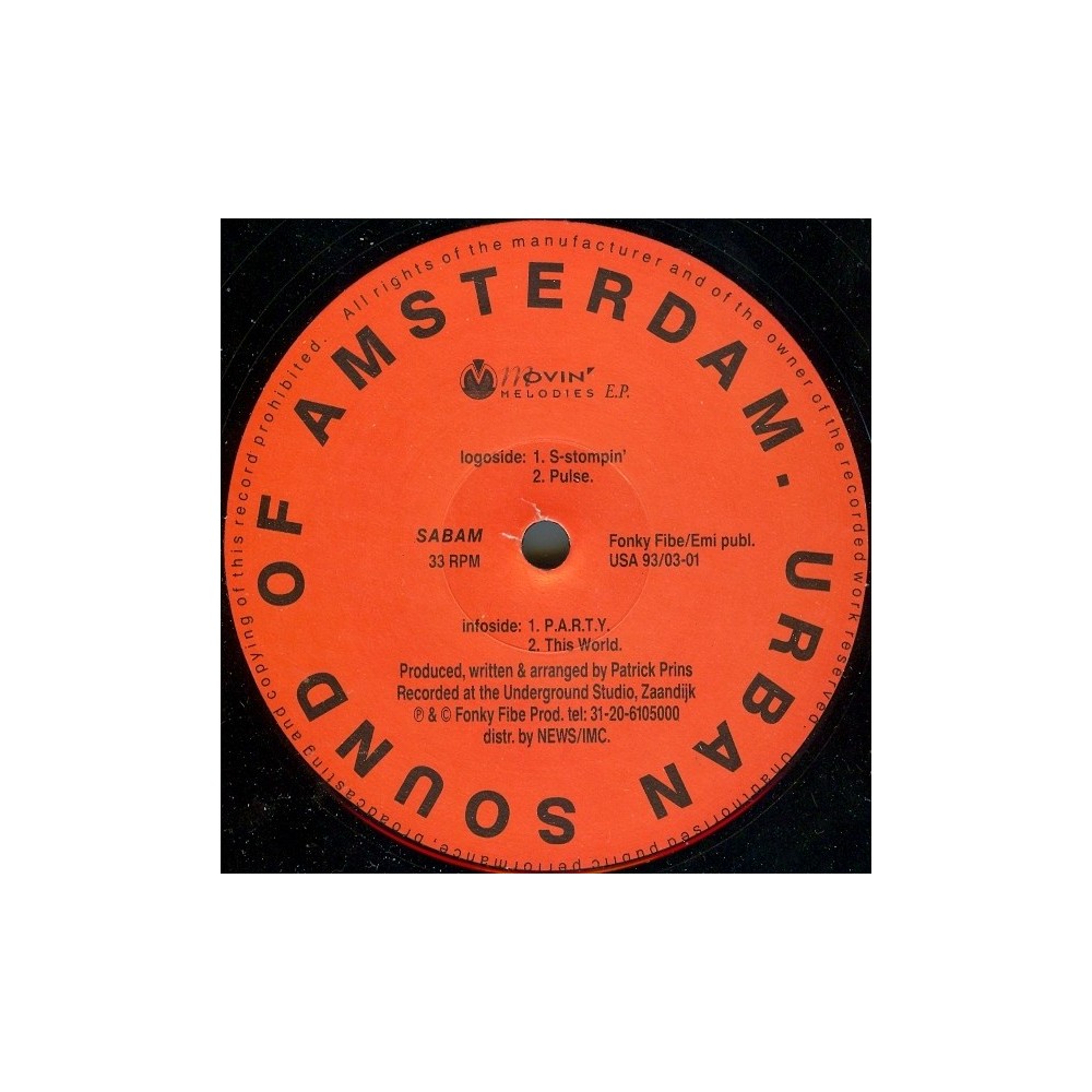 Movin Melodies ‎– Movin Melodies EP