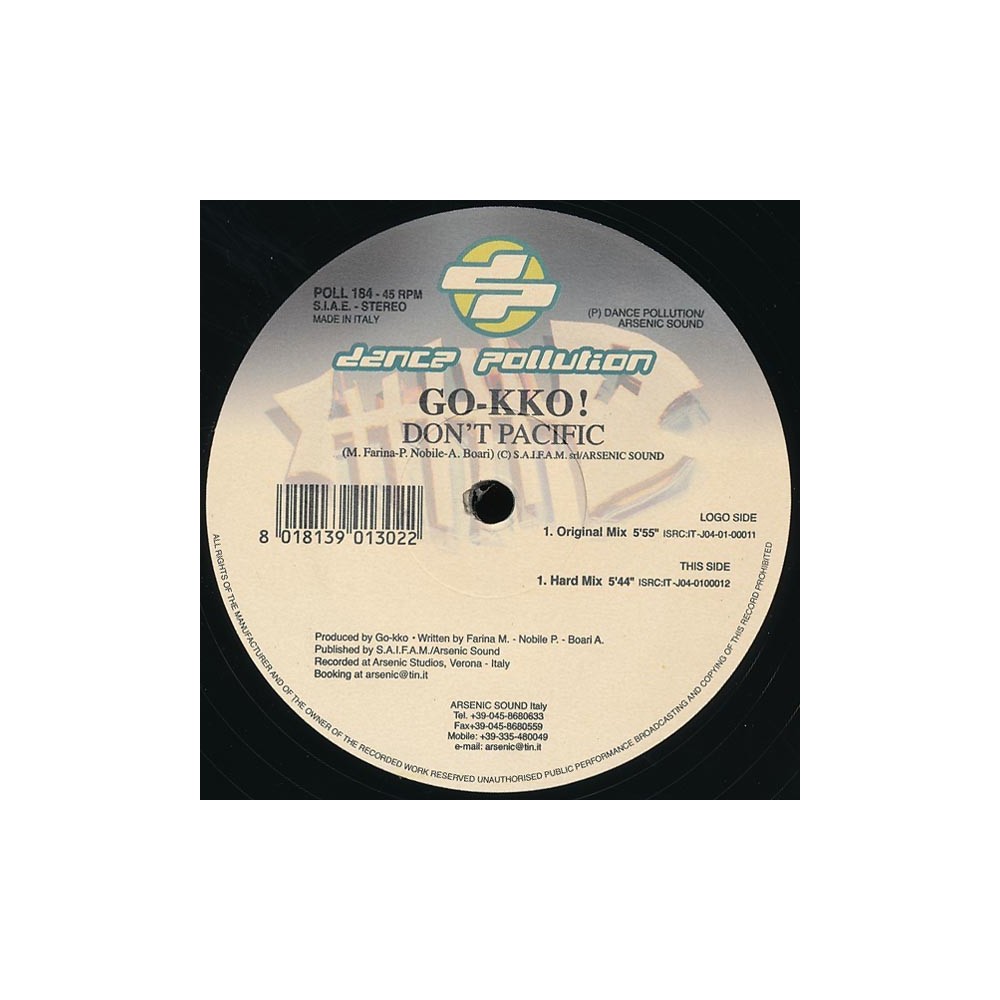GO-KKO ‎– Don't Pacific