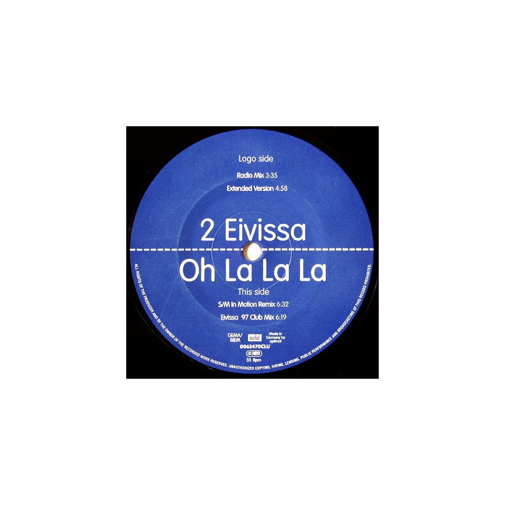 2 Eivissa ‎– Oh La La La 