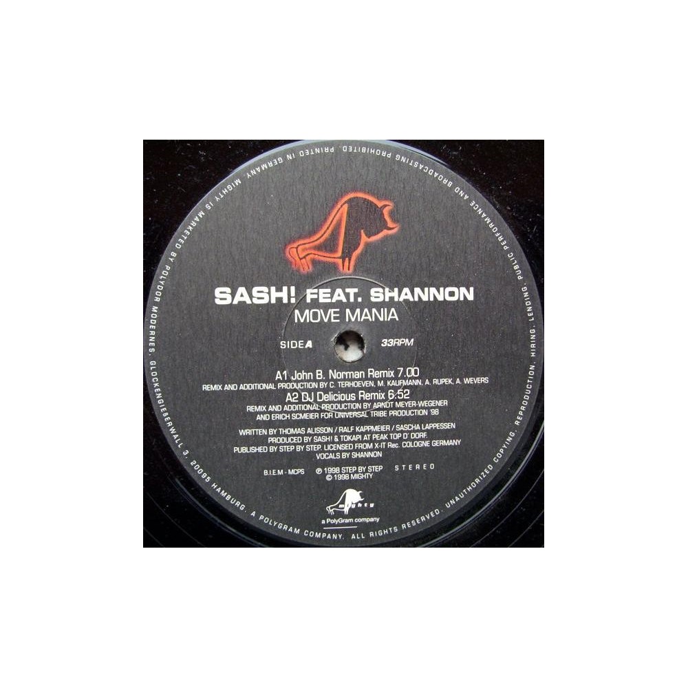 Sash ‎– Move Mania