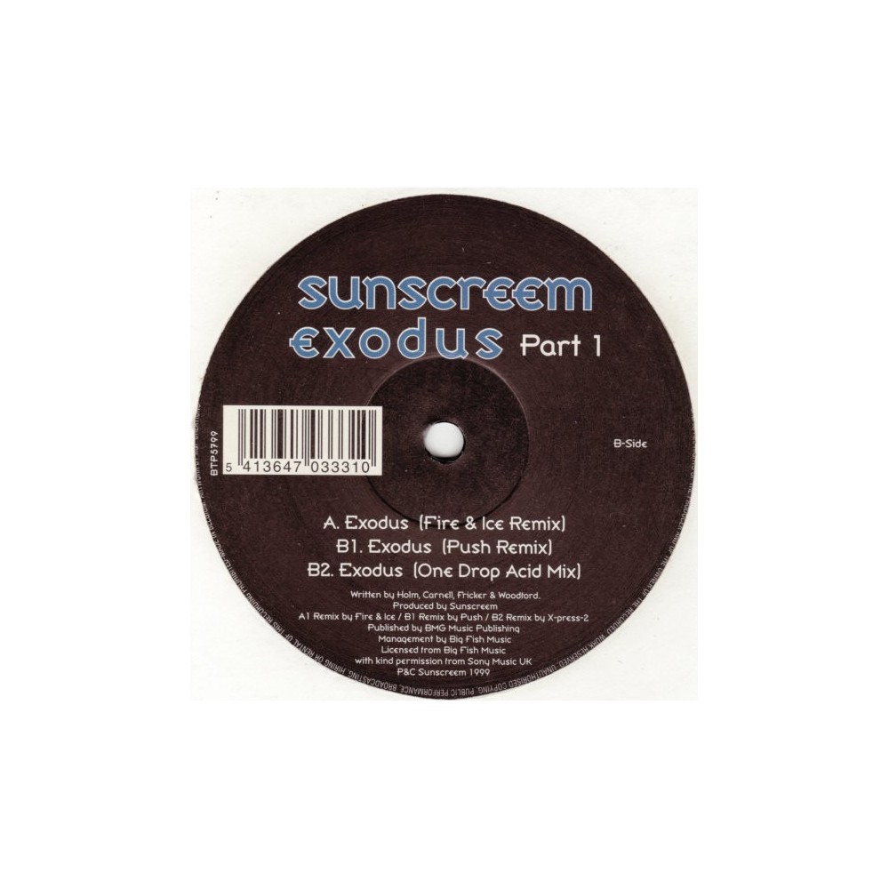 Sunscreem - Exodus (Part 1)