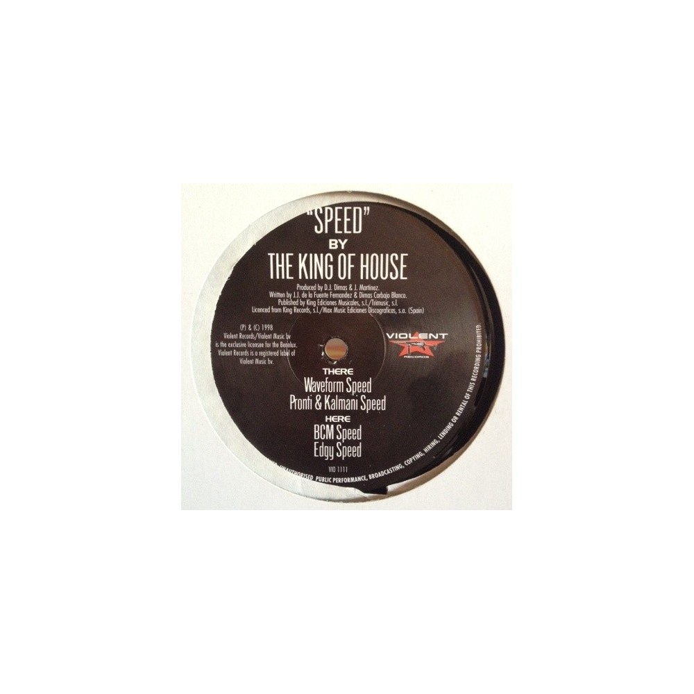 The King Of House ‎– Speed (IMPORT)