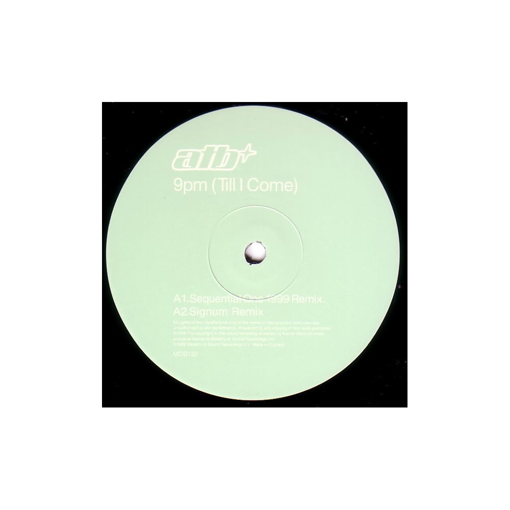 ATB – 9PM (Till I Come) 