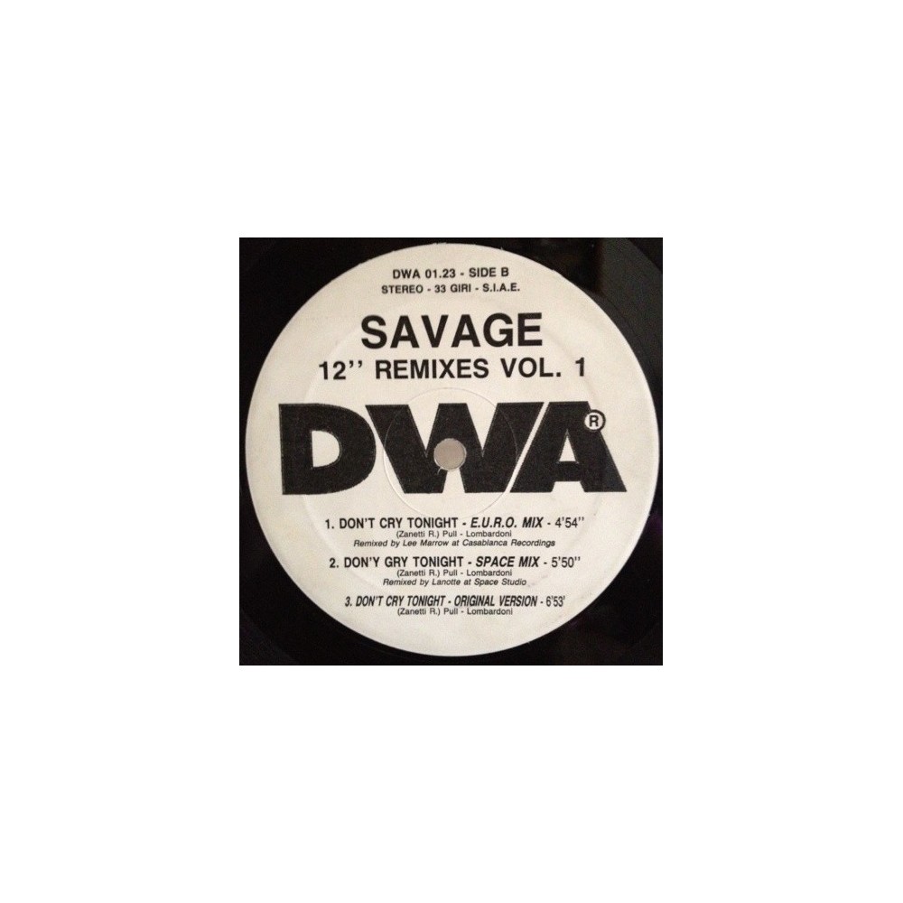 Savage - Don't cry tonight (REMEMBER 90'S¡¡)