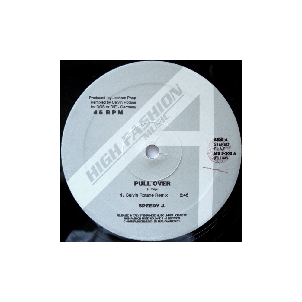 Speedy J - Pull Over (The Celvin Rotane Remix)