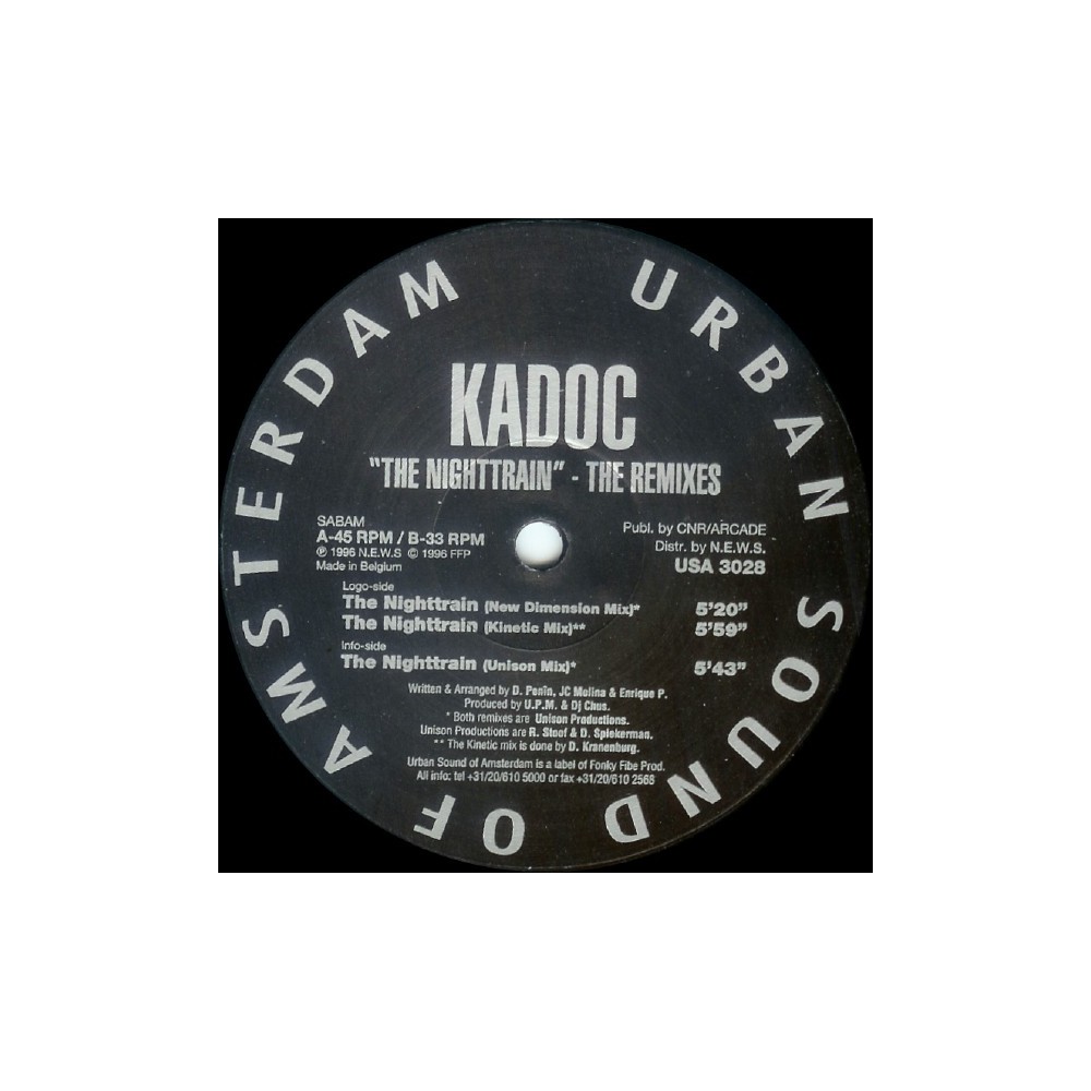 Kadoc - The Nighttrain - The Remixes