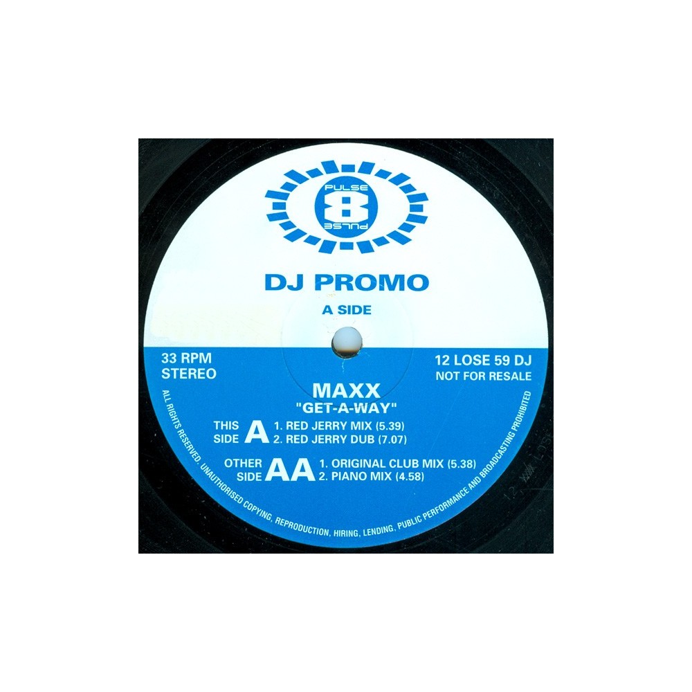 Maxx ‎– Get-A-Way (IMPORT)