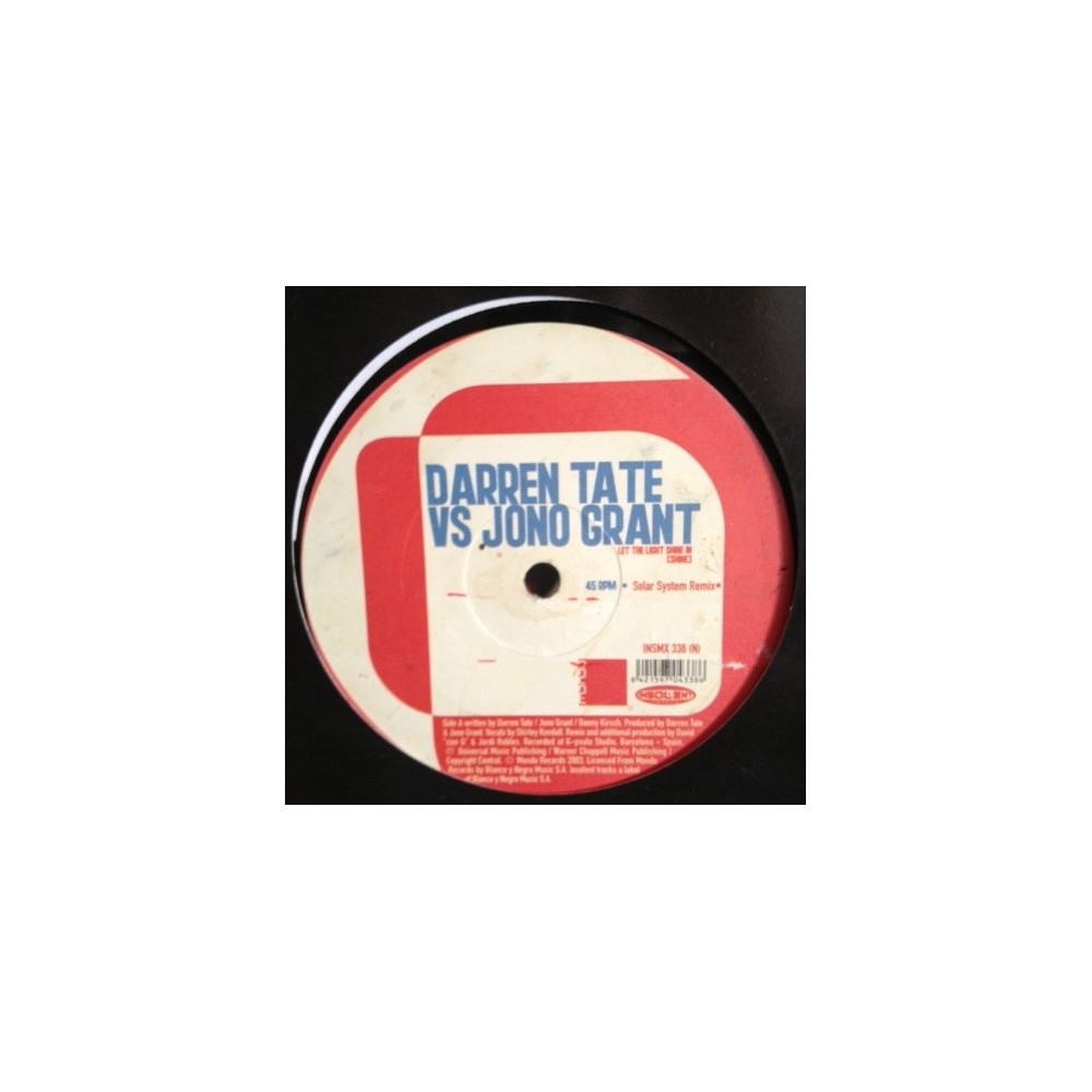 Darren Tate vs. Jono Grant - Let The Light Shine In / Them banshis - In Heaven (SOLAR SYSTEM REMX¡¡¡¡ )