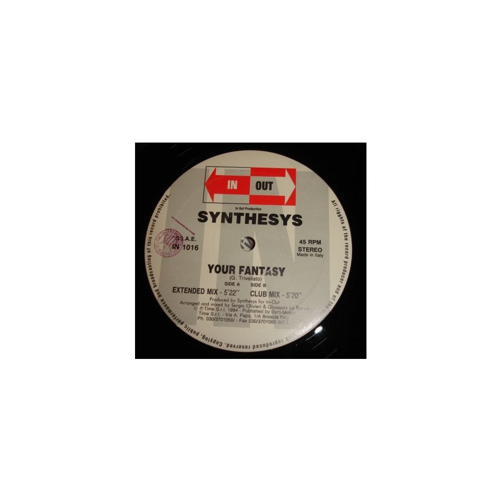 Synthesys ‎– Your Fantasy 