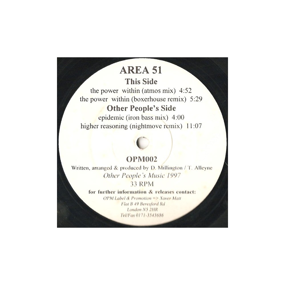 Area 51  ‎– The Power Within