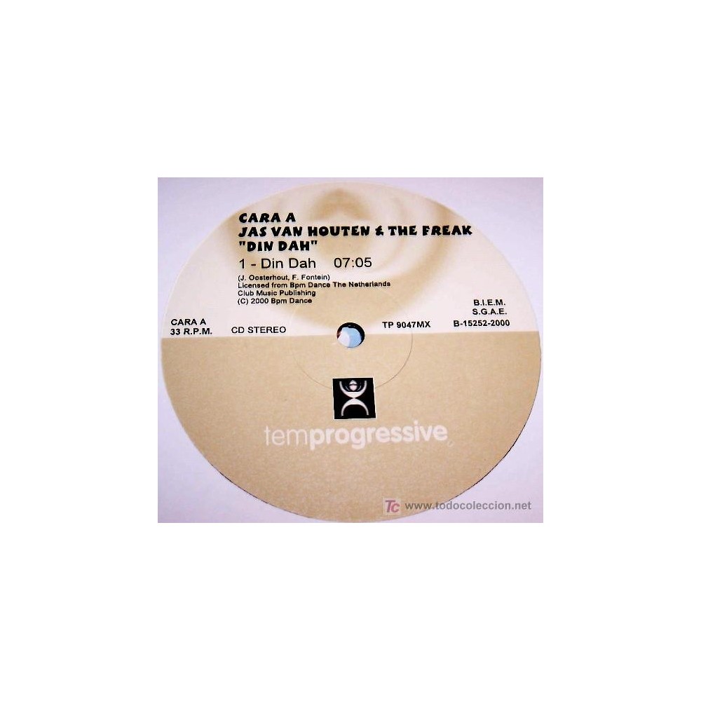 Jas Van Houten & The Freak - Din Dah (TEMPROGRESSIVE)