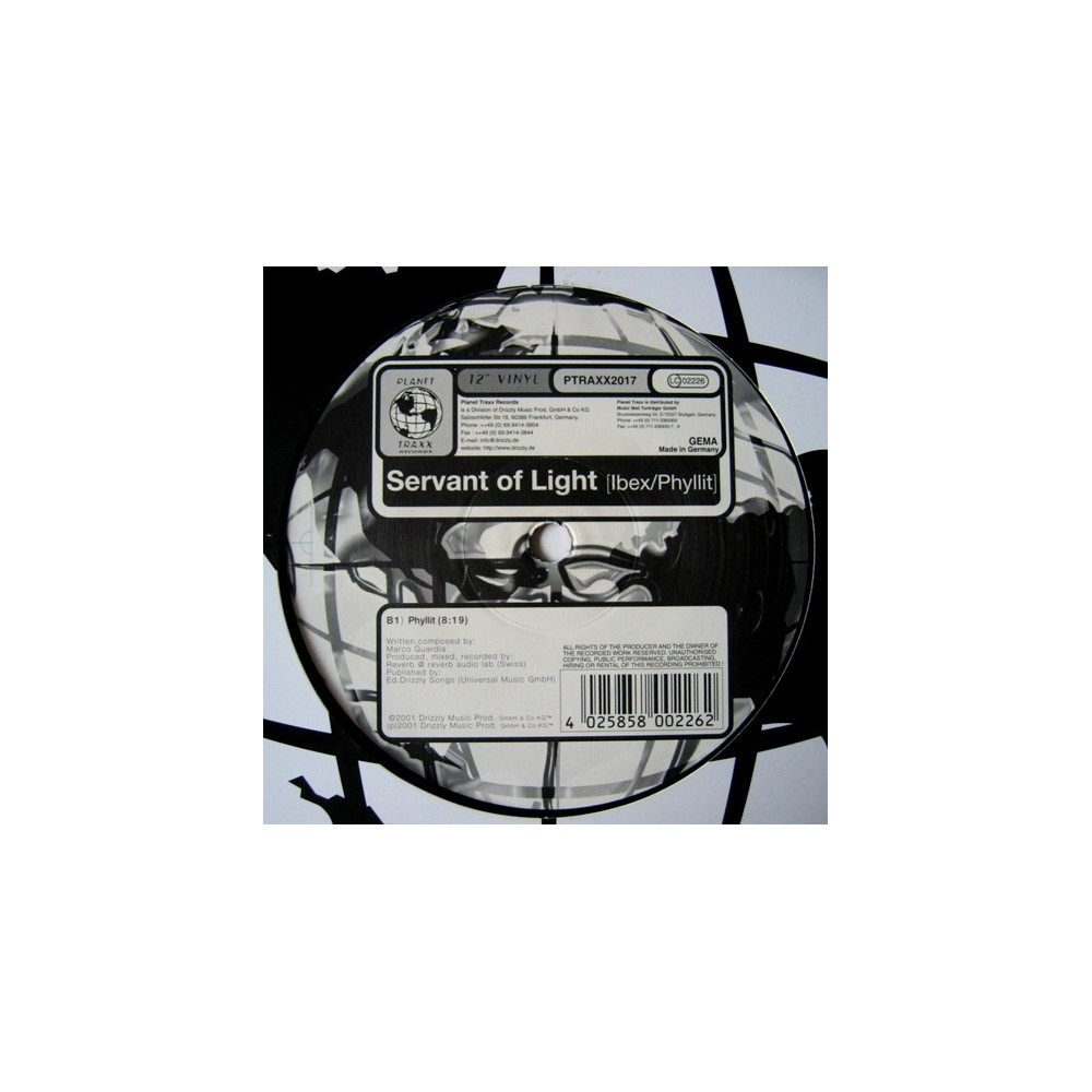Servant Of Light ‎– Ibex / Phyllit
