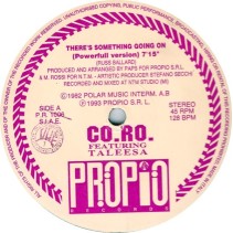 Coro - There's Something Going On / I Break Down And Cry (DISCO DOBLE)