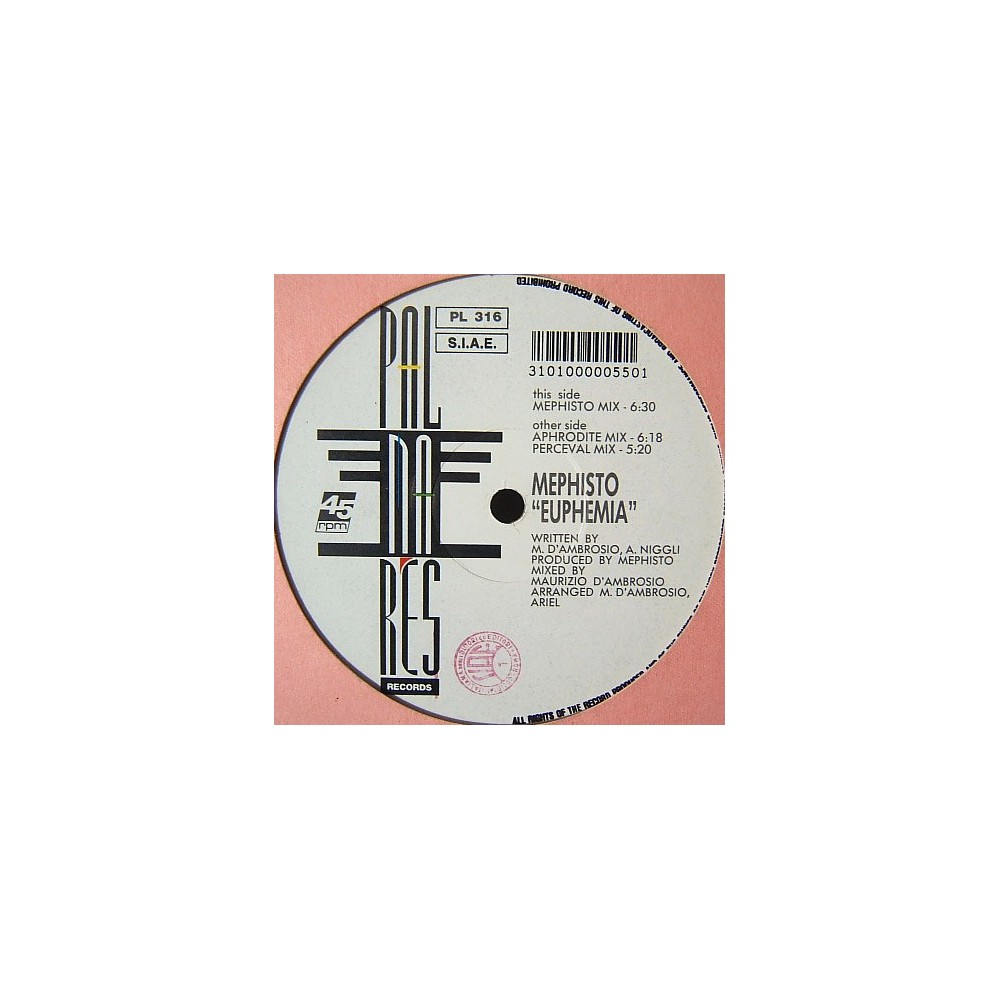 Mephisto ‎– Euphemia (PALMARES)