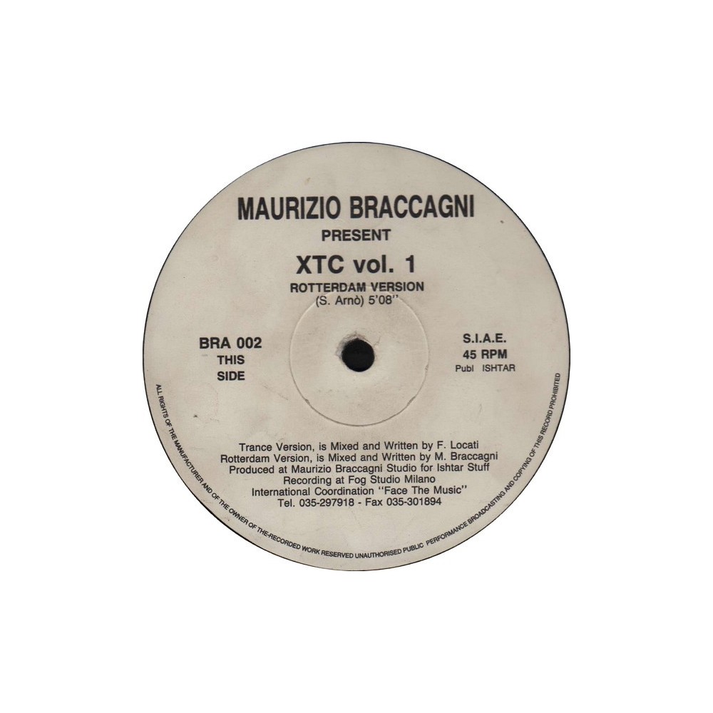 Fabio Locati / Maurizio Braccagni ‎– XTC Vol. 1 