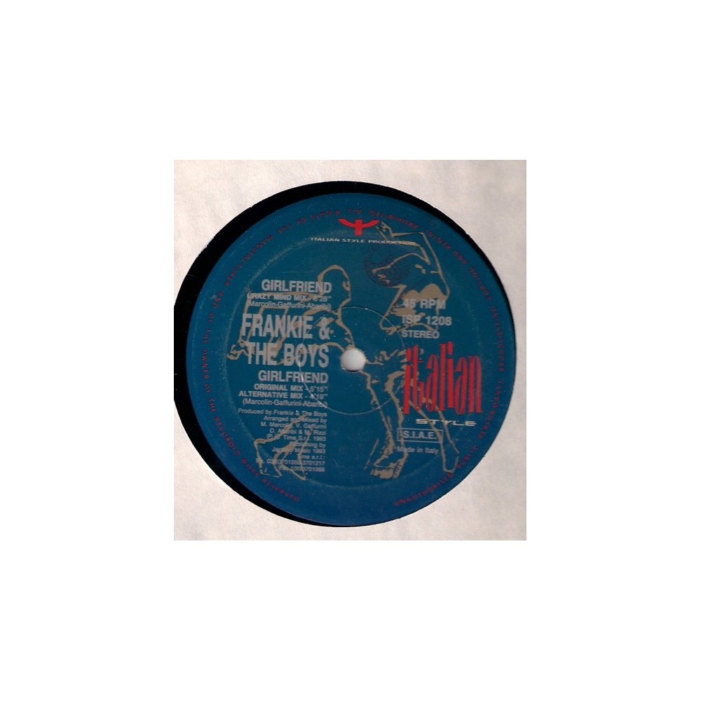 Frankie & The Boys ‎– Girlfriend 