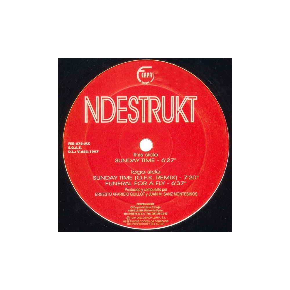 Ndestrukt ‎– Sunday Time