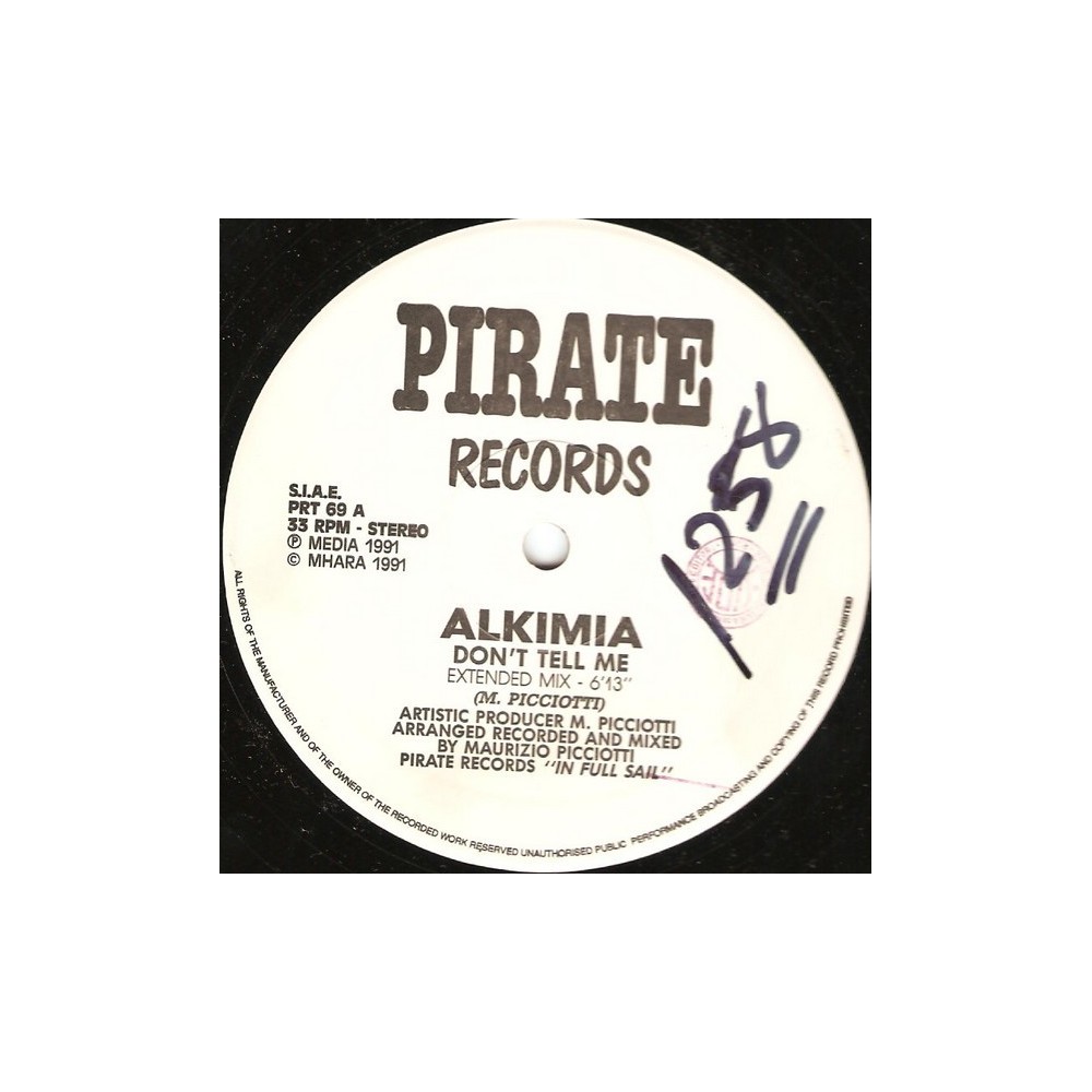 Alkimia ‎– Don't Tell Me