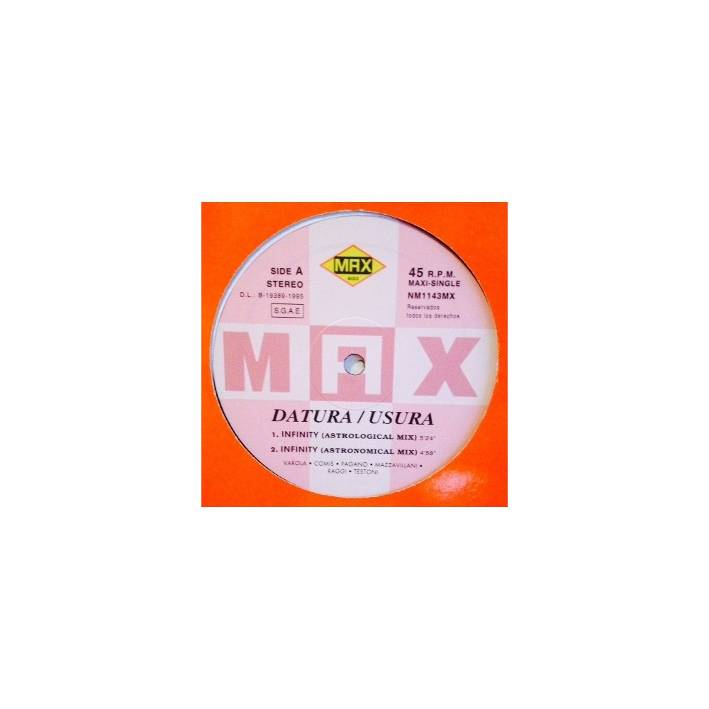 Datura & USURA ‎– Infinity (MAX MUSIC)