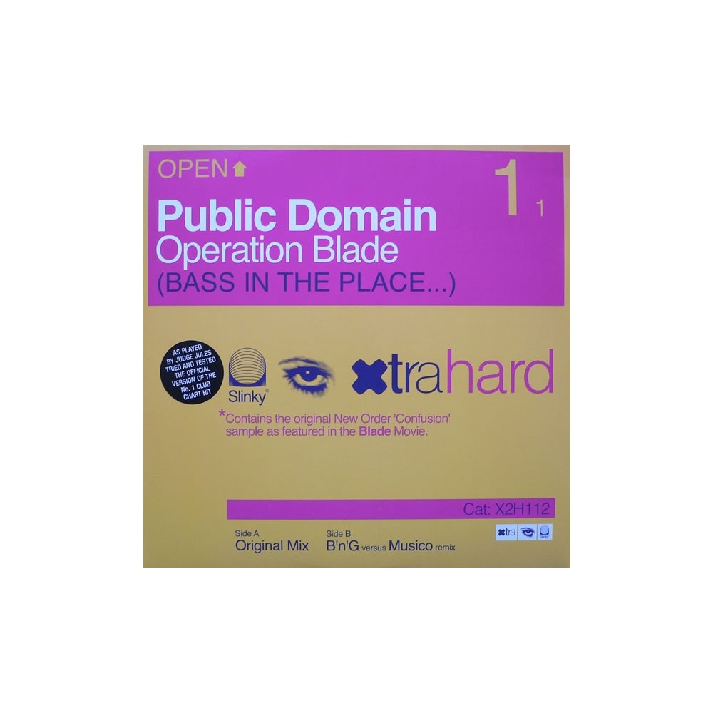 Public Domain ‎– Operation Blade (Bass In The Place...)