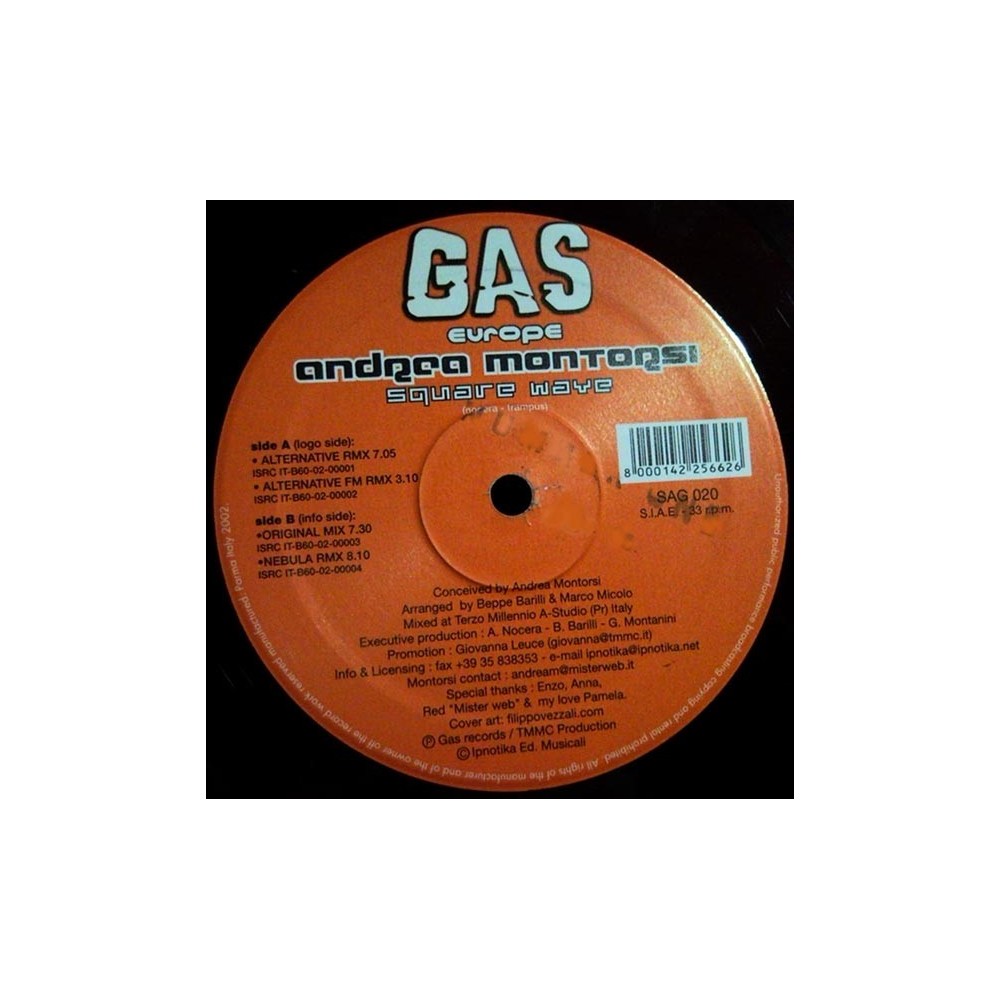 Andrea Montorsi ‎– Square Wave