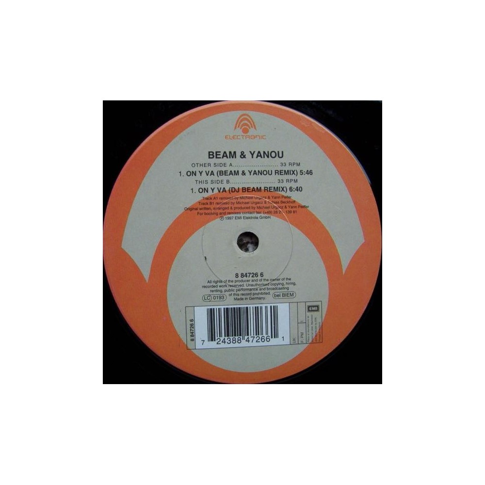 Beam & Yanou ‎– On Y Va