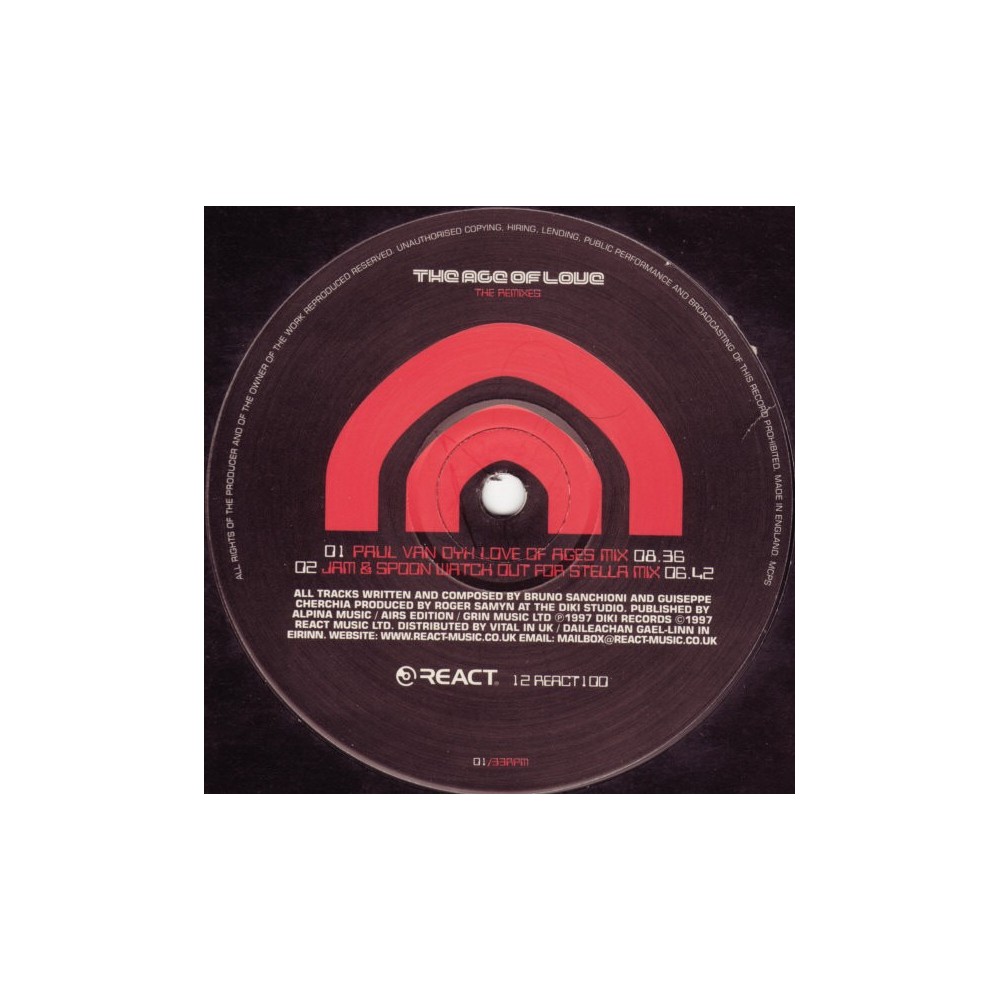 Age Of Love - The Age Of Love (The Remixes) 