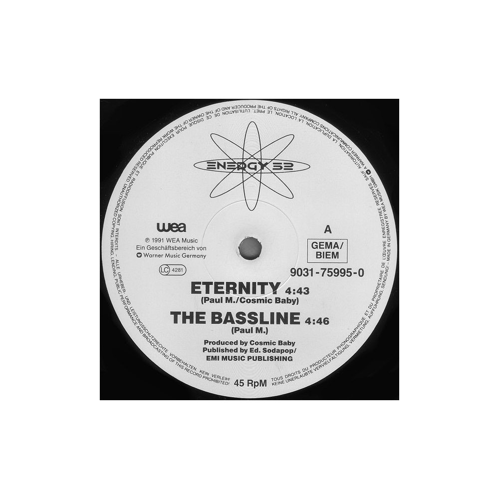 Energy 52 ‎– Expression / Eternity / The Bassline 