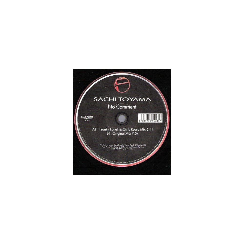 Sachi Toyama ‎– No Commen