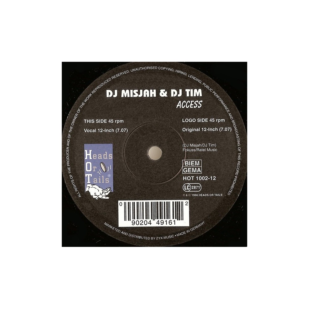 DJ Misjah & DJ Tim ‎– Access