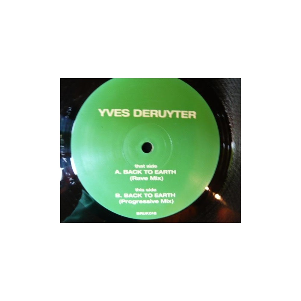 Yves Deruyter ‎– Back To Earth (bonzai uk)