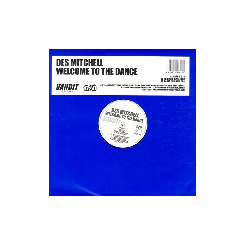 Des Mitchell ‎– Welcome To The Dance (VANDIT)