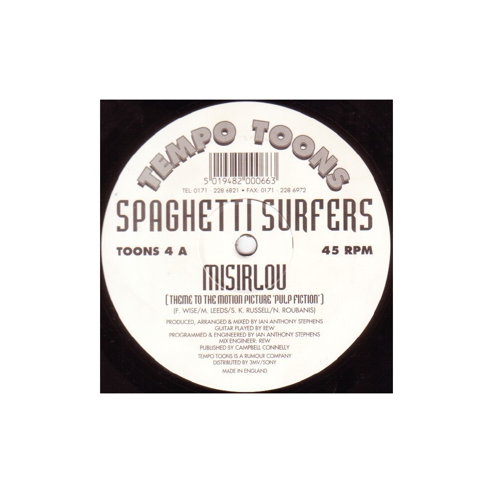 Spaghetti Surfers - Misirlou(2 MANO,TEMAZO REMEMBER¡¡¡)