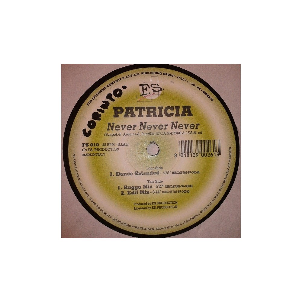 Patricia - Never Never Never