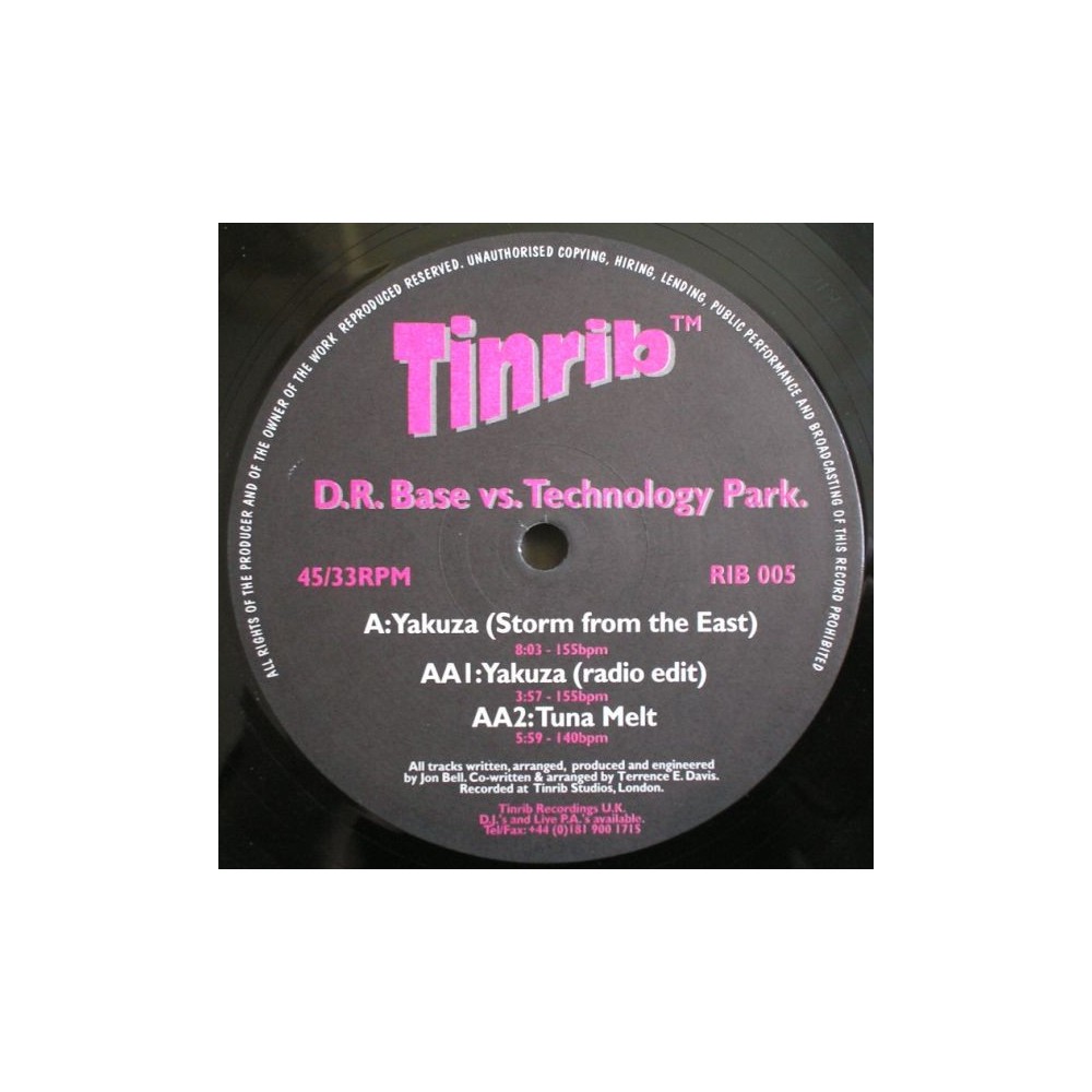 DR Base vs. Technology Park ‎– Yakuza / Tuna Melt 